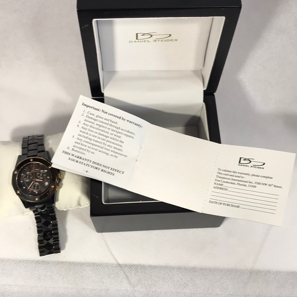 RARE Daniel Steiger Women’s Bravado Watch - Picture 6 of 8